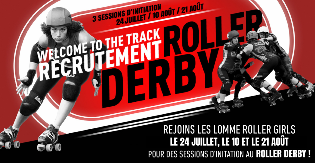 Welcome To The Track - Recrutement de Roller Derby à Lille et Lomme par Lomme Roller Derby